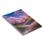 桜の平和的軌跡への抱擁 ノートブック (右側)