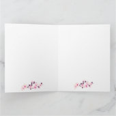 桜の幸せなMother´s花の日 カード (内部)