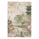 桜の庭園の風景 (3) ミニクリップボード (裏面)