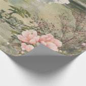 桜の庭園の風景 (3) ラッピングペーパー (角)