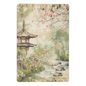 桜の庭園の風景 (4) ミニクリップボード (裏面)