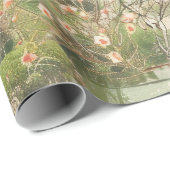 桜の庭園の風景 (4) ラッピングペーパー (ロールコーナー)