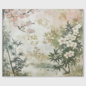 桜の庭園の風景 (6) ラッピングペーパー (フラット)