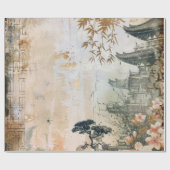 桜の庭園の風景 (7) ラッピングペーパー (フラット)
