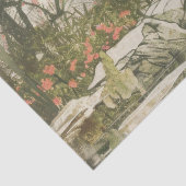 桜の庭園の風景 (8) 薄葉紙 (詳細)