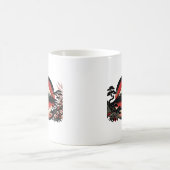 桜の庭園 桜 富士山 コーヒーマグカップ (中央)