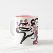 桜の恋 ツートーンマグカップ (正面左)