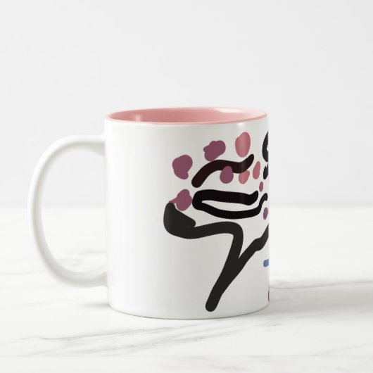 桜の恋 ツートーンマグカップ (左)