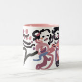 桜の恋 ツートーンマグカップ (中央)