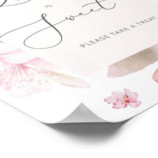 桜の愛は甘いおやつを取って ポスター (角)