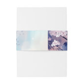 桜の招待帯 招待状ベリーバンド (裏面例)