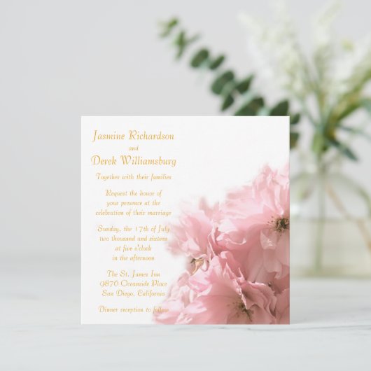 桜の招待状 招待状 (スタンド正面)