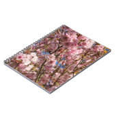桜の明るい春の色 ノートブック (左側)