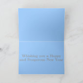 桜の木とノルーズのグリーティングカード シーズンカード (内部)