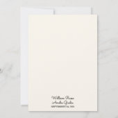 桜の木と竹のピンクのさくら　ウェディング 招待状 (裏面)