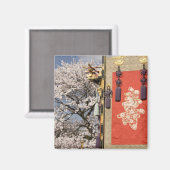 桜の木と マグネット (正面/裏面)