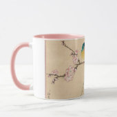 桜の木の中の鳥 マグカップ (左)