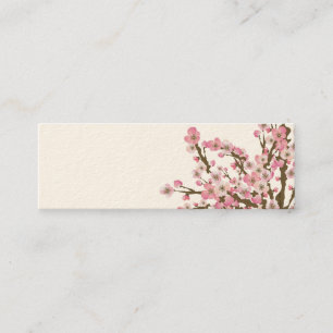 桜の木の名刺 スキニー名刺