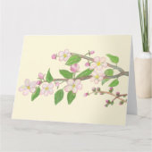 桜の木の枝 カード (正面)