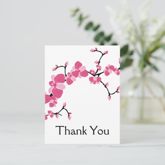 桜の木の枝 感謝のポストカード2 ポストカード (スタンド正面)