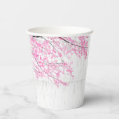 桜の木の皮 ブライダルシャワー 紙コップ (裏面)