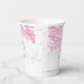 桜の木の皮 ブライダルシャワー 紙コップ (右)