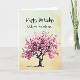 桜の木の精霊 誕生日パーソナリティ カード