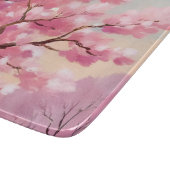桜の木の花の絵 カッティングボード (角)