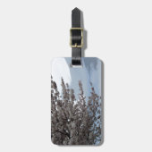 桜の木の芸術の荷物のラベル ラゲッジタグ (正面縦)
