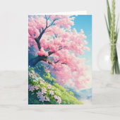 桜の木 カード (正面)