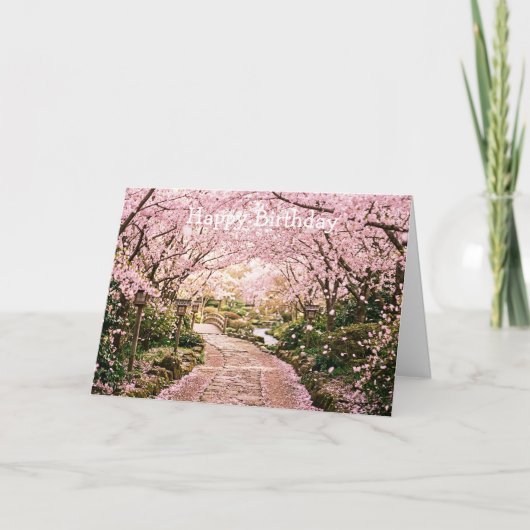 桜の木 カード (正面)