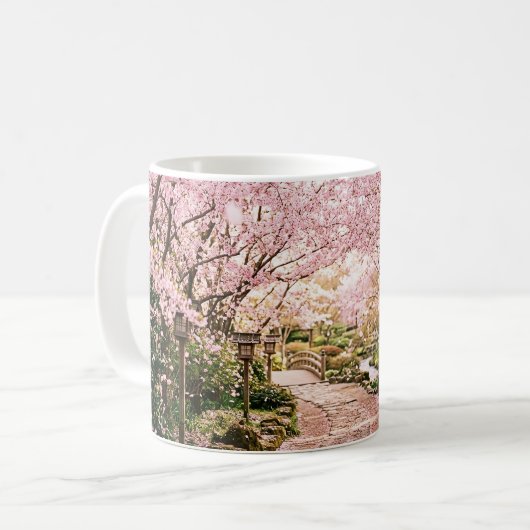 桜の木 コーヒーマグカップ (正面左)