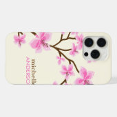 桜の木 ピンク iPhoneケース (裏面横)