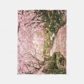 桜の木 フリースブランケット (正面)