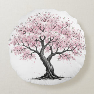 桜の木 ラウンドクッション