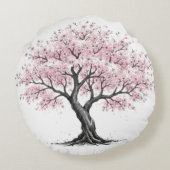桜の木 ラウンドクッション (裏面)