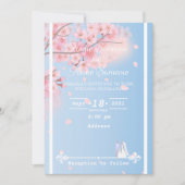 桜の木 招待状 (正面)