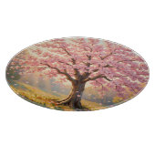 桜の木 春 カッティングボード (角)