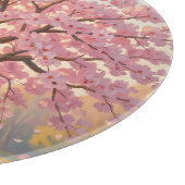 桜の木 春 カッティングボード (角)