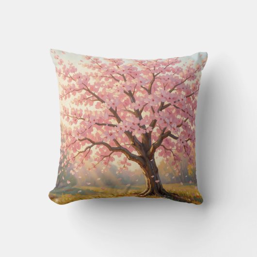 桜の木 春 クッション (正面)