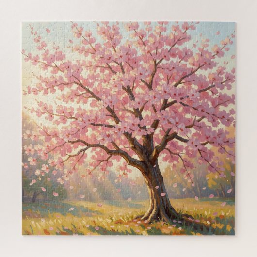  桜の木 春  ジグソーパズル (縦)