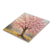 桜の木 春 タイル (側面)