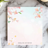 桜の枝とお名前 ノートパッド