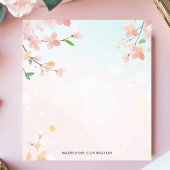 桜の枝とお名前 ノートパッド