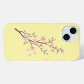桜の枝のデリケートなイラスト Case-Mate iPhoneケース (裏面 (横))
