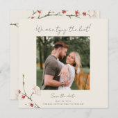 桜の枝の招待状 招待状 (正面/裏面)