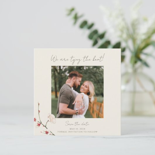 桜の枝の招待状 招待状 (スタンド正面)