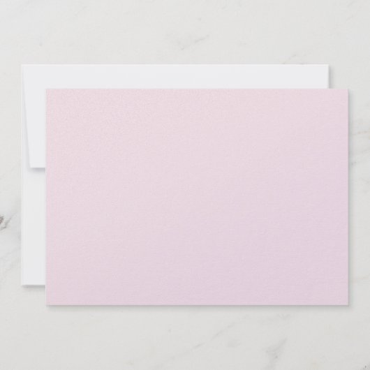 桜の枝シルエットの招待状 招待状 (裏面)