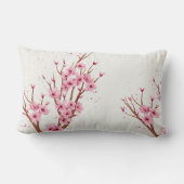 桜の枝 ランバークッション (裏面)