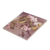 桜の枝 石 陶器 タイル (側面)
